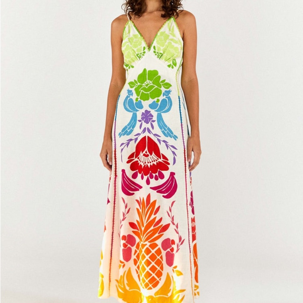 Farm Rio Tropica Graphic Dress